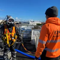 Potable water diving - reservoir clean