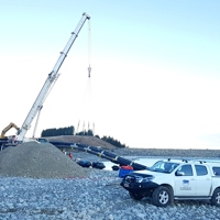 Catherine Fields Irrigation Project, Twin intake pipeline Pukaki